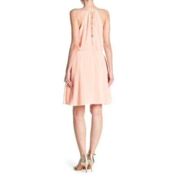 Haute Hippie Dress M NWT Wrap Harmony Magnolia Pink Cocktail Dressy Party Event - Picture 9 of 12